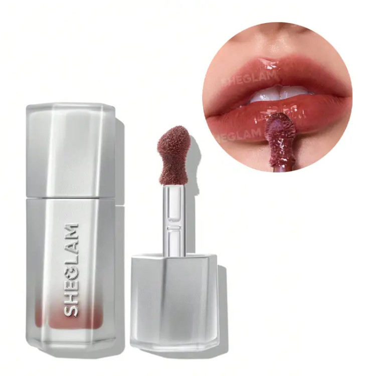 رژ لب مایع شیگلم مدل Glass Lock Air Gloss رنگ Sepia Kiss