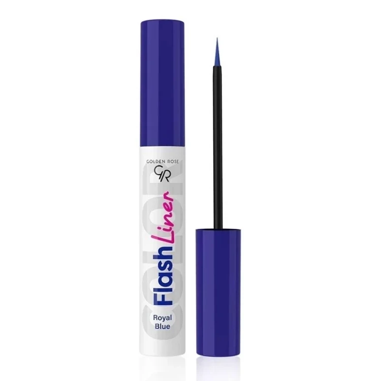 خط چشم رنگی گلدن رز Golden Rose مدل Flash Eyeliner آبی سلطنتی