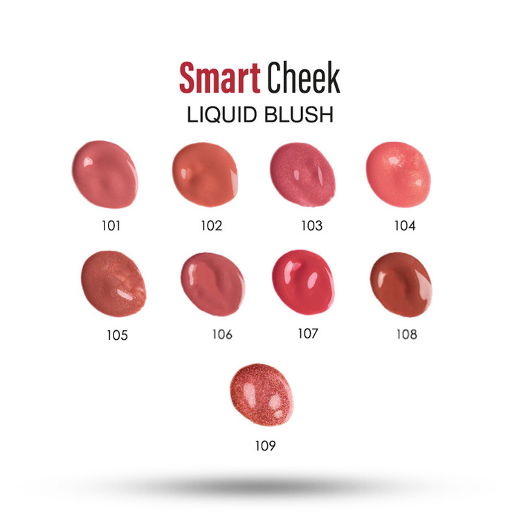 رژگونه مایع گلدن رز مدل Smart Cheek کد 109